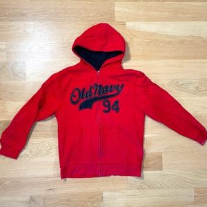 Old Navy Sherpa Fleece Lined Warm Hoodie Jacket